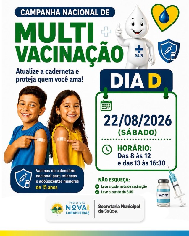 Dia D da Multivacinação em Nova Laranjeiras